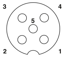 Phoenix Contact Round (Industrial) Connector - 1424660
