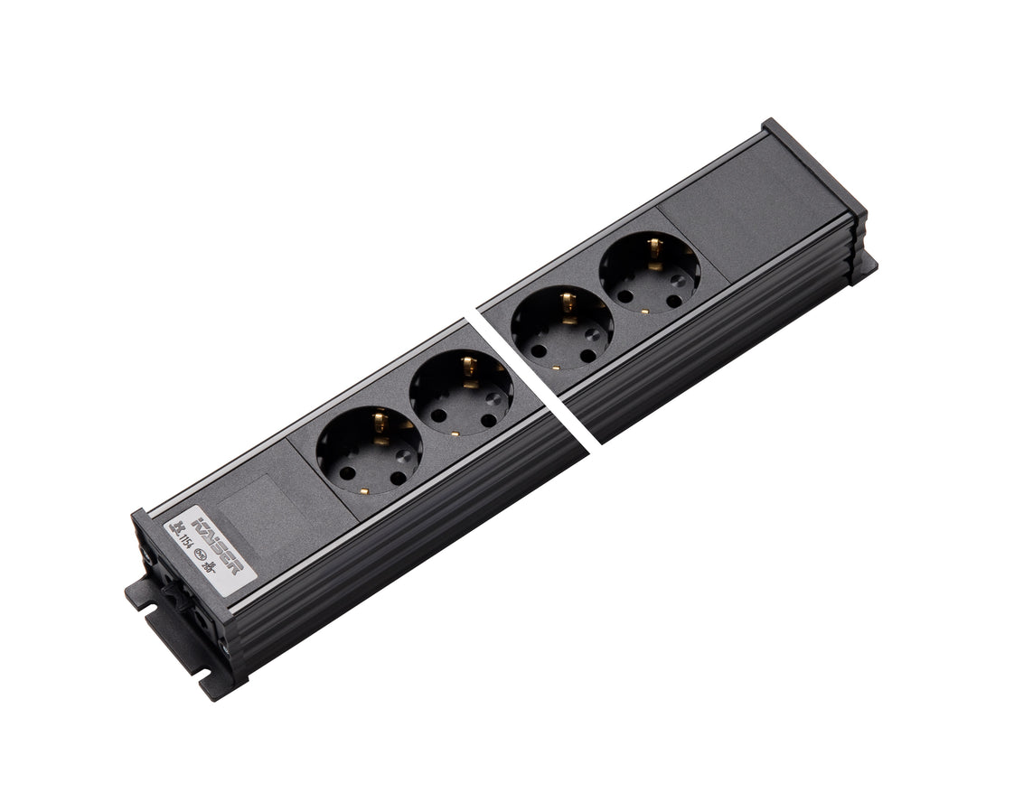 Martin Kaiser 8-Way Power Outlet Strip AC166 Input/Output (European Socket) - 1154/8-2/SW