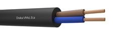 Draka VMVL Flexible Vinyl Cable 2x0.75mm² Black Eca - 803880 [100 Meters]
