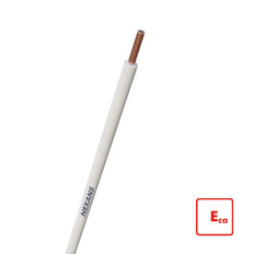 Nexans H07V-U Eca 1.5mm² PVC Installation Wire White - 10533311 [100 Meters]