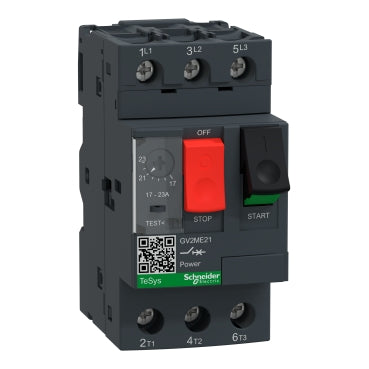 Schneider Electric TeSys GV2ME21 Motor Circuit Breaker 17-23A - GV2ME21