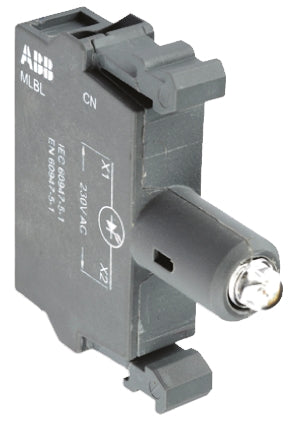 ABB Red LED Signal Lamp Module 24V AC DC Front Mount - 1SFA611621R1011