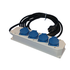 Hateha 4-Way Industrial Power Distribution Box 16A 230V - 12.212.012