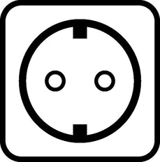 Jung WG600 Wall Outlet Box (WCD Switchgear) (European Socket) - 620N