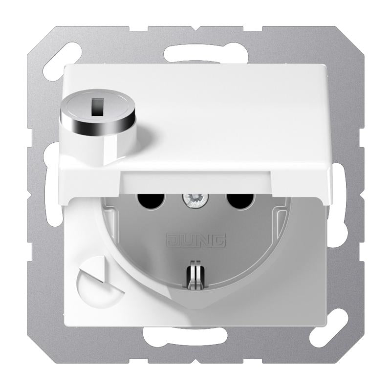 Jung Wall Outlet Box (WCD Switchgear) (European Socket) - AS1520NBFKLSLWW