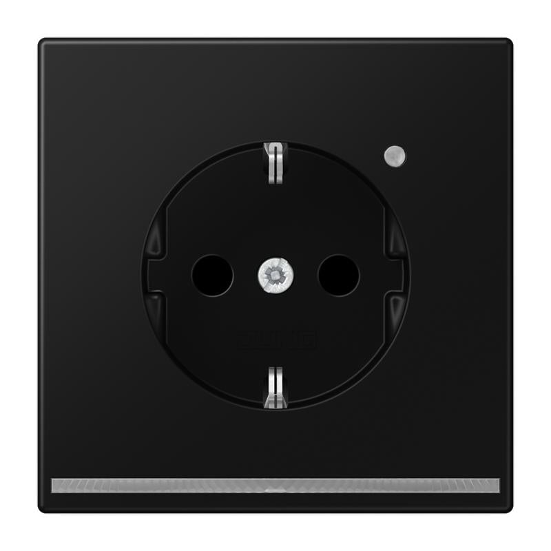 Jung LS RANGE Wall Outlet (WCD Switchgear) (European Socket) - LS1520-OSWMLNW