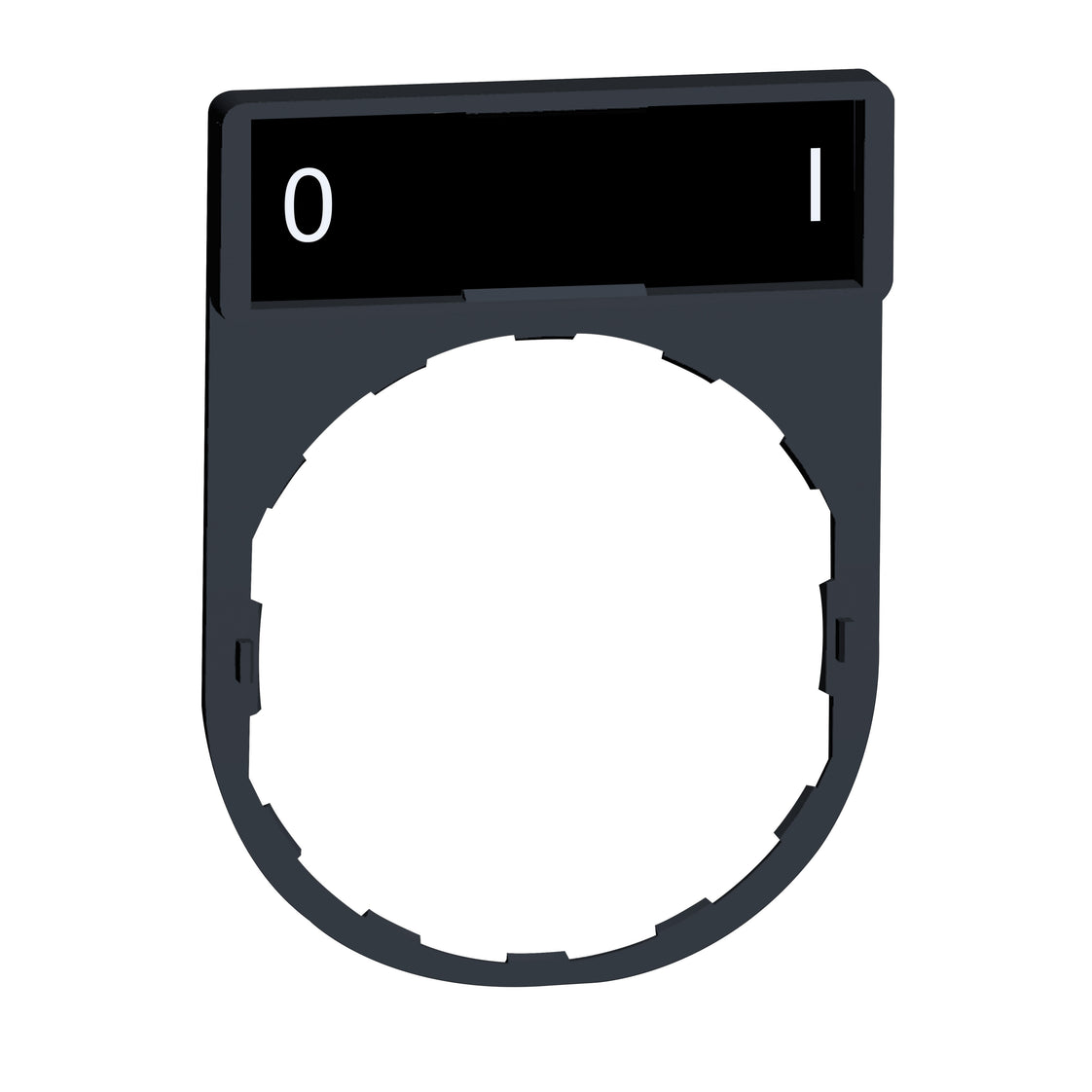 Schneider Electric Harmony XB4 XB5 O-I Legend Plate Holder - ZBY2178 [5 Pieces]