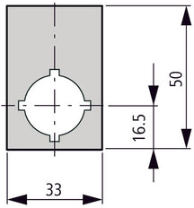 Emergency Stop Label Yellow 50x33mm - 216470 [2 Pieces]