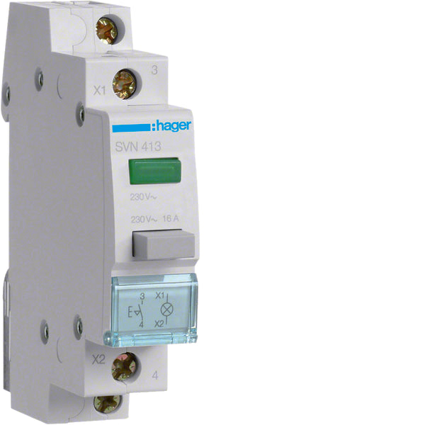 Hager Signal Modules & Pushbuttons Pushbutton Modular - SVN413