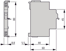 Eaton FAZ-XHIN11 Auxiliary Contact Module - 286054