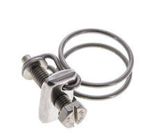24 - 27 mm Hose Clamp Galvanised Steel
