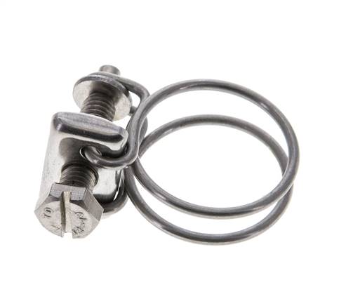 24 - 27 mm Hose Clamp Galvanised Steel