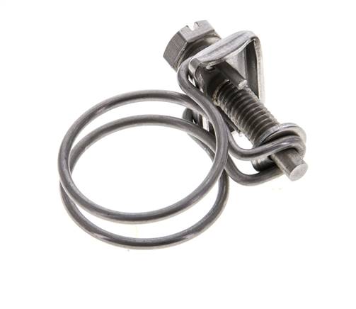 24 - 27 mm Hose Clamp Galvanised Steel