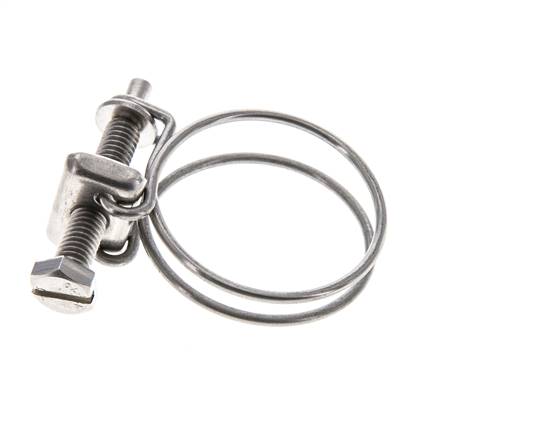 33 - 37 mm Hose Clamp Galvanised Steel
