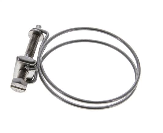 59 - 65 mm Hose Clamp Galvanised Steel