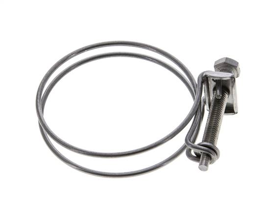 59 - 65 mm Hose Clamp Galvanised Steel