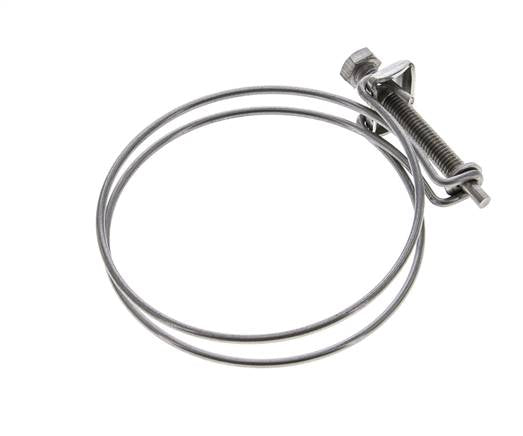 75 - 80 mm Hose Clamp Galvanised Steel