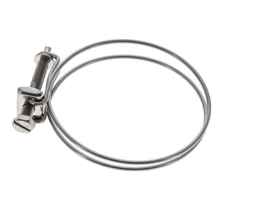 75 - 80 mm Hose Clamp Galvanised Steel