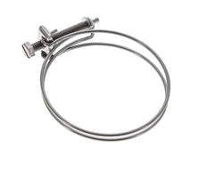 75 - 80 mm Hose Clamp Galvanised Steel