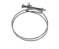 75 - 80 mm Hose Clamp Galvanised Steel