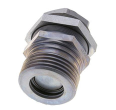 Steel Hydraulic Coupling Socket 18 mm L Cutting Ring ISO 14540/8434-1 D M54 x 4