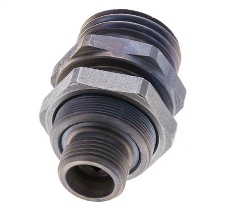 Steel Hydraulic Coupling Socket 12 mm S Cutting Ring ISO 14540/8434-1 D M32 x 3