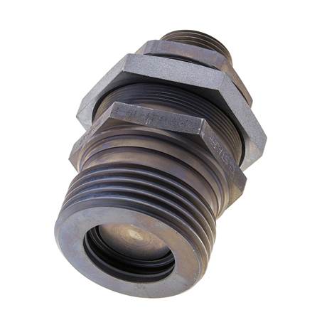 Steel Hydraulic Coupling Socket 20 mm S Cutting Ring ISO 14540/8434-1 D M54 x 4