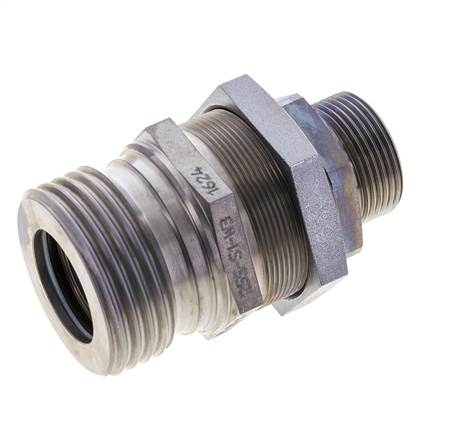 Steel Hydraulic Coupling Socket 25 mm S Cutting Ring ISO 14540/8434-1 D M54 x 4