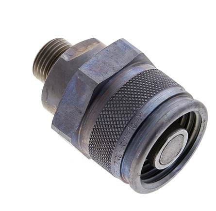Steel Hydraulic Coupling Plug 12 mm L Cutting Ring ISO 14540/8434-1 D M32 x 3