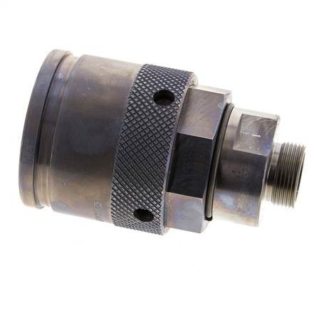 Steel Hydraulic Coupling Plug 18 mm L Cutting Ring ISO 14540/8434-1 D M54 x 4