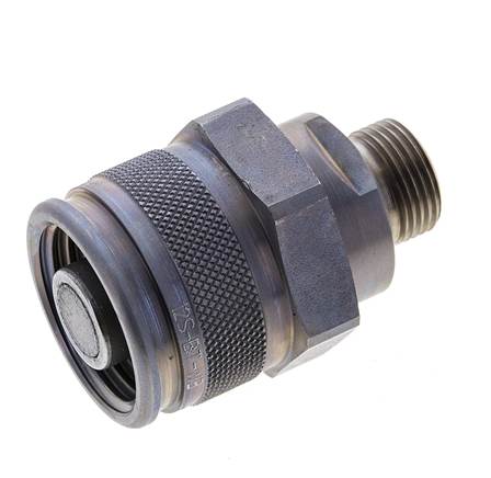 Steel Hydraulic Coupling Plug 12 mm S Cutting Ring ISO 14540/8434-1 D M32 x 3