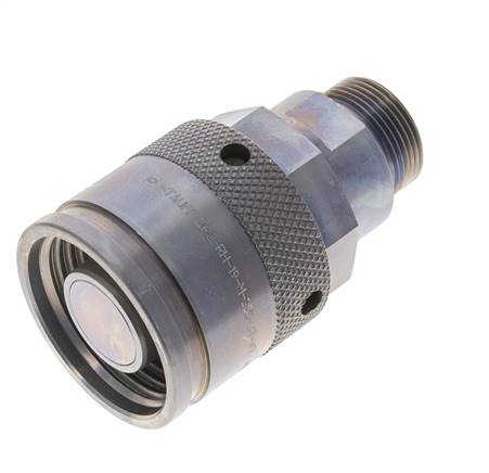 Steel Hydraulic Coupling Plug 25 mm S Cutting Ring ISO 14540/8434-1 D M54 x 4