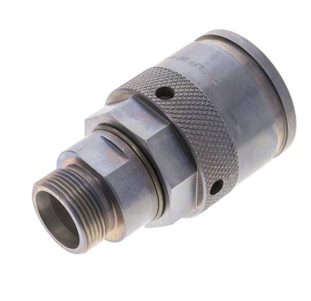 Steel Hydraulic Coupling Plug 25 mm S Cutting Ring ISO 14540/8434-1 D M54 x 4