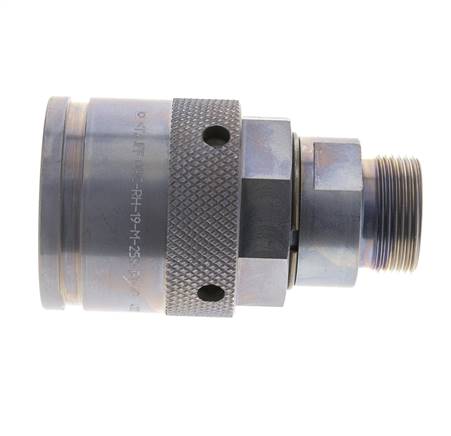 Steel Hydraulic Coupling Plug 25 mm S Cutting Ring ISO 14540/8434-1 D M54 x 4