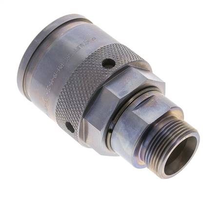 Steel Hydraulic Coupling Plug 25 mm S Cutting Ring ISO 14540/8434-1 D M54 x 4
