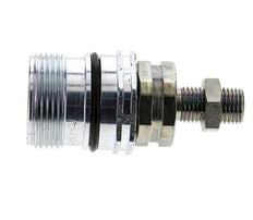 Steel DN 12.5 Hydraulic Coupling Socket 8 mm L Compression Ring Bulkhead ISO 14541/8434-1 D M36 x 2