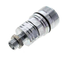 Steel DN 20 Hydraulic Coupling Socket 12 mm L Compression Ring Bulkhead ISO 14541/8434-1 D M42 x 2