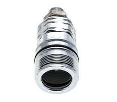 Steel DN 20 Hydraulic Coupling Socket 12 mm L Compression Ring Bulkhead ISO 14541/8434-1 D M42 x 2