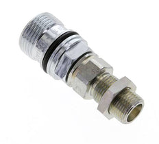 Steel DN 10 Hydraulic Coupling Socket 10 mm S Compression Ring Bulkhead ISO 14541/8434-1 D M28 x 2