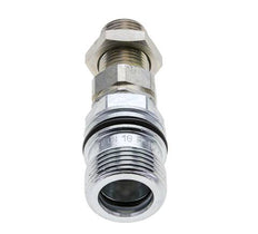 Steel DN 10 Hydraulic Coupling Socket 10 mm S Compression Ring Bulkhead ISO 14541/8434-1 D M28 x 2