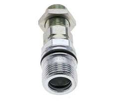 Steel DN 10 Hydraulic Coupling Socket 12 mm S Compression Ring Bulkhead ISO 14541/8434-1 D M28 x 2