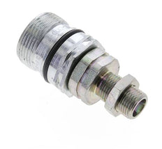 Steel DN 12.5 Hydraulic Coupling Socket 10 mm S Compression Ring Bulkhead ISO 14541/8434-1 D M36 x 2