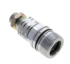 Steel DN 20 Hydraulic Coupling Socket 14 mm S Compression Ring Bulkhead ISO 14541/8434-1 D M42 x 2