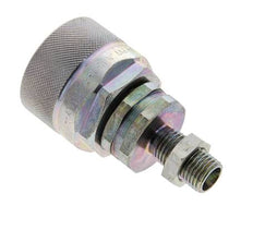 Steel DN 12.5 Hydraulic Coupling Plug 8 mm L Compression Ring Bulkhead ISO 14541/8434-1 D M36 x 2