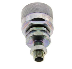 Steel DN 12.5 Hydraulic Coupling Plug 8 mm L Compression Ring Bulkhead ISO 14541/8434-1 D M36 x 2