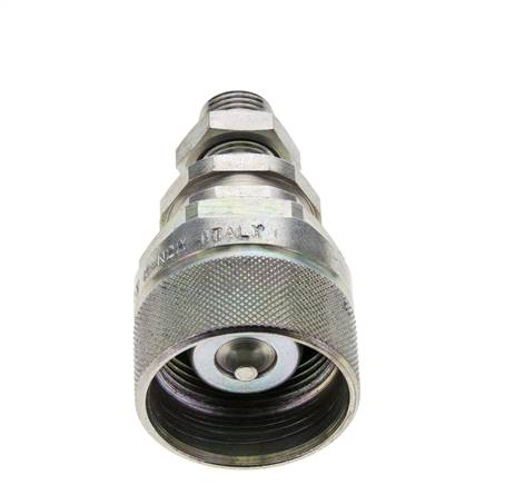 Steel DN 12.5 Hydraulic Coupling Plug 10 mm L Compression Ring Bulkhead ISO 14541/8434-1 D M36 x 2