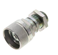 Steel DN 12.5 Hydraulic Coupling Plug 18 mm L Compression Ring Bulkhead ISO 14541/8434-1 D M36 x 2