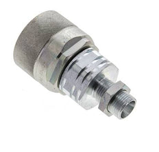 Steel DN 20 Hydraulic Coupling Plug 12 mm L Compression Ring Bulkhead ISO 14541/8434-1 D M42 x 2