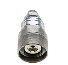 Steel DN 20 Hydraulic Coupling Plug 12 mm L Compression Ring Bulkhead ISO 14541/8434-1 D M42 x 2