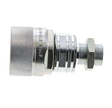Steel DN 20 Hydraulic Coupling Plug 15 mm L Compression Ring Bulkhead ISO 14541/8434-1 D M42 x 2
